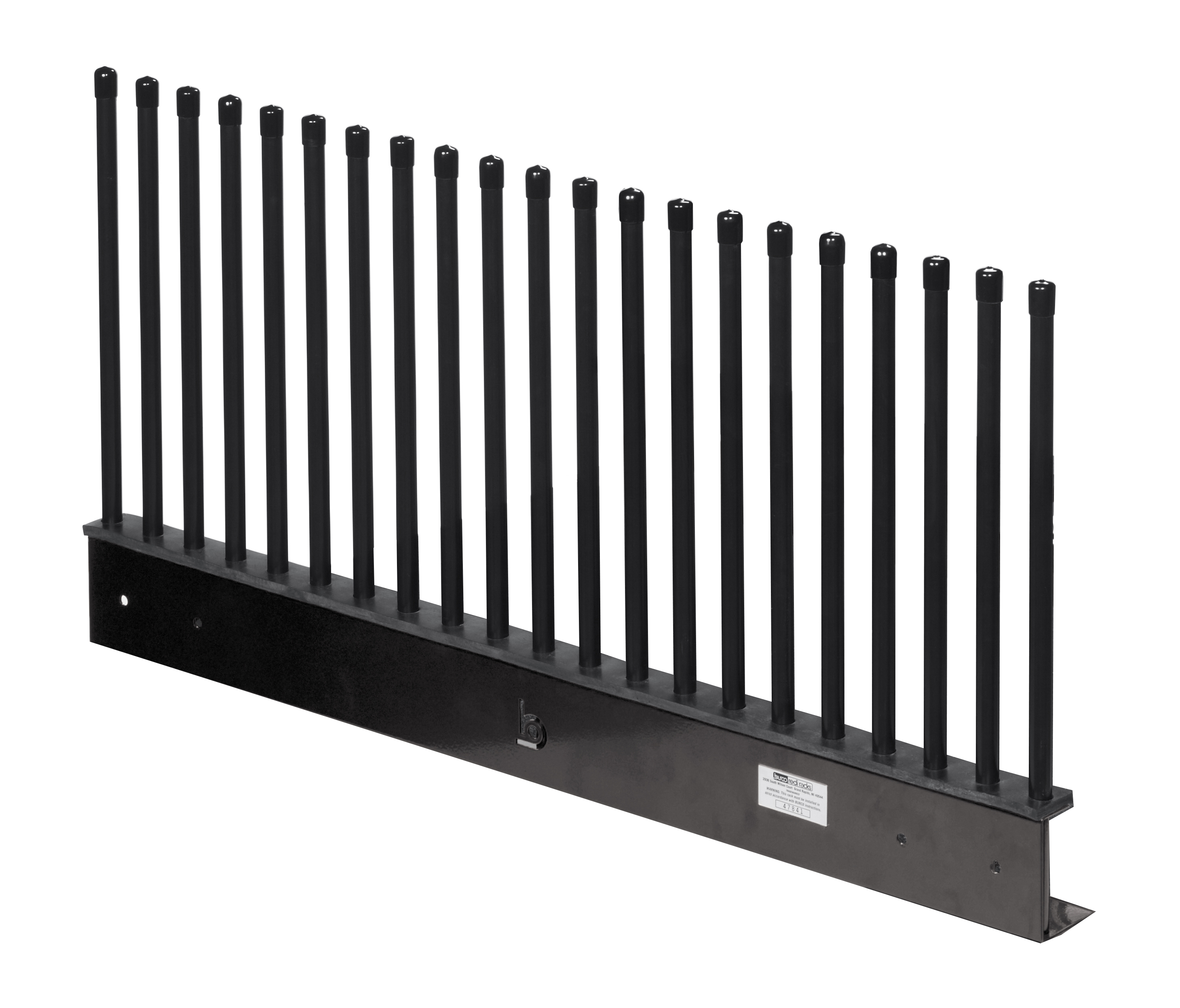 REPL SINGLE 20-LITE PR RAIL SECTION 18  MASTS W HARDWARE